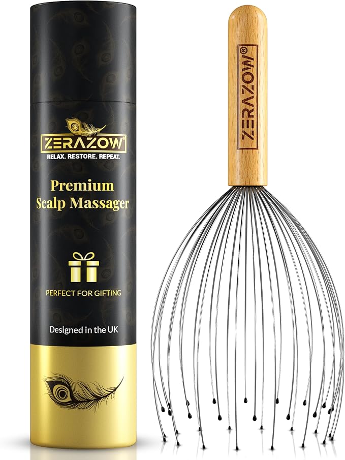 ZERAZOW® Scalp Massager with 32-Prong, Head Massager Scalp Massage Tool by Unknown