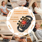 12 Head Massage Gun Deep Tissue - Image 8