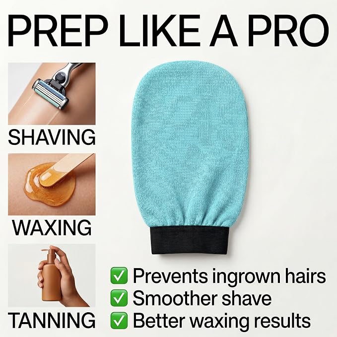 Korean Exfoliating Glove for Shower – Deep Body Scrubber & Face Exfoliator – - Image 4