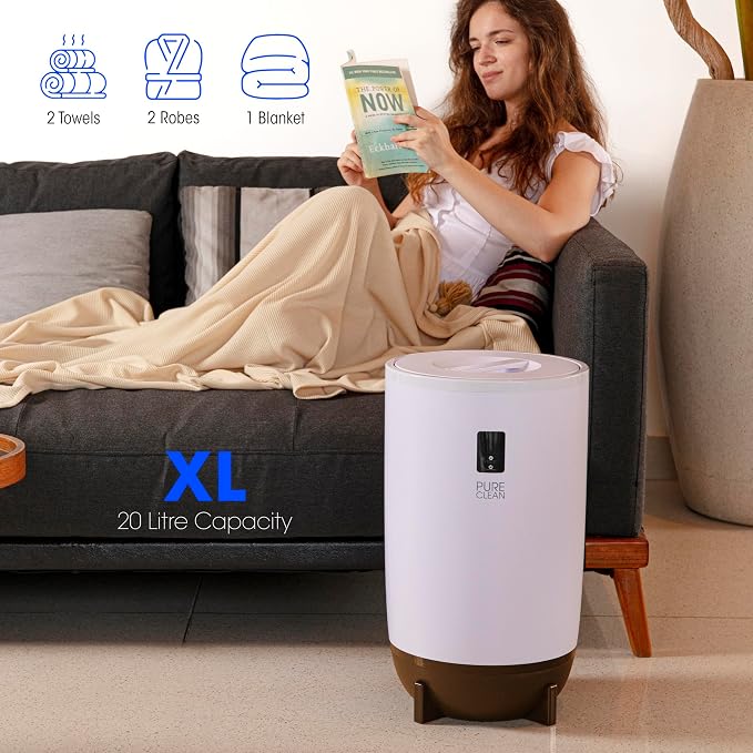 PureClean Towel Warmer Bucket, Portable Blanket Heater - Image 4