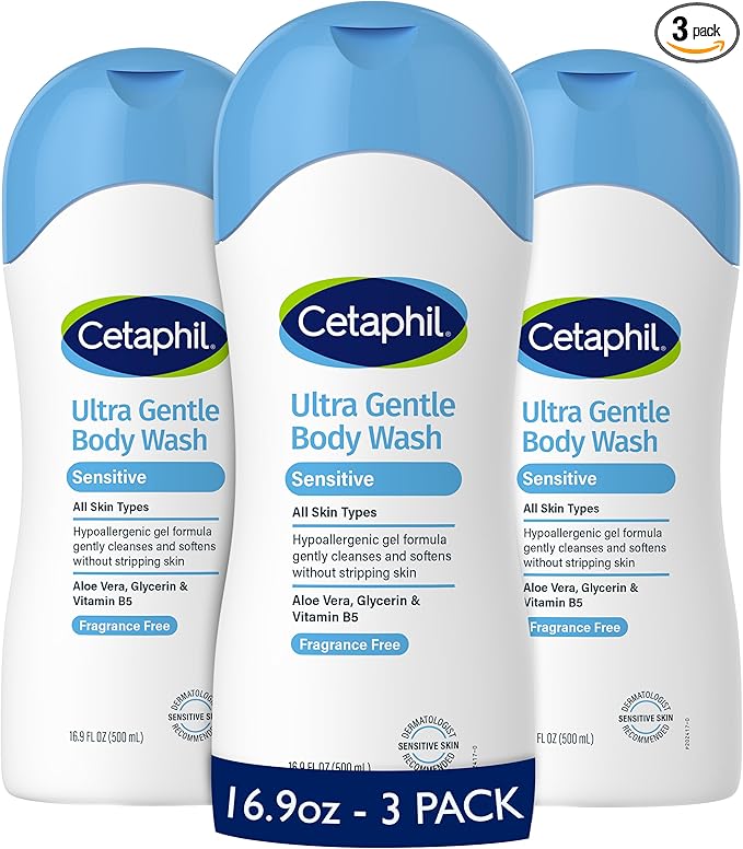 Cetaphil Ultra Gentle Body Wash, by Cetaphil