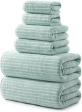 REDKISS Ultra Soft Bath Towels Set of 6 Large 35"x70" | 100% Microfiber by REDKISSOnline