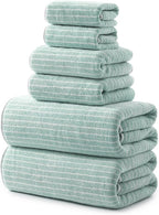 REDKISS Ultra Soft Bath Towels Set of 6 Large 35"x70" | 100% Microfiber by REDKISSOnline