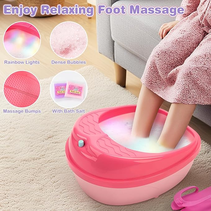 Dreamon Kids Foot Spa & Nail Kit Set - Image 3