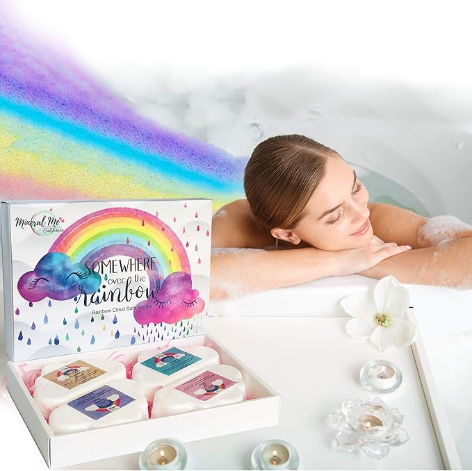 Bath Bombs - Organic Magic Rainbow Bubble Bath Bombs w/Moisturizing Shea Butter - Image 6
