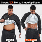 HOTSUIT Men Sauna Suit Sweat Suits Durable Gym Exercise Workout Jacket - Image 2