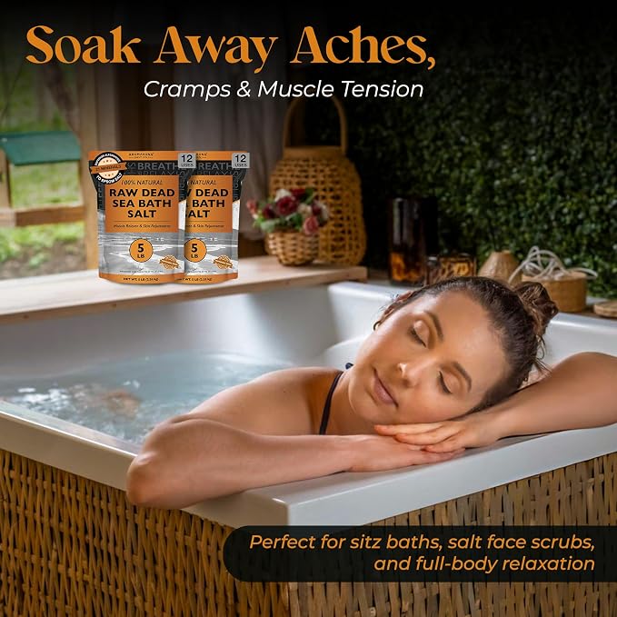 Aromasong Raw Dead Sea Salt for Soaking - Image 2