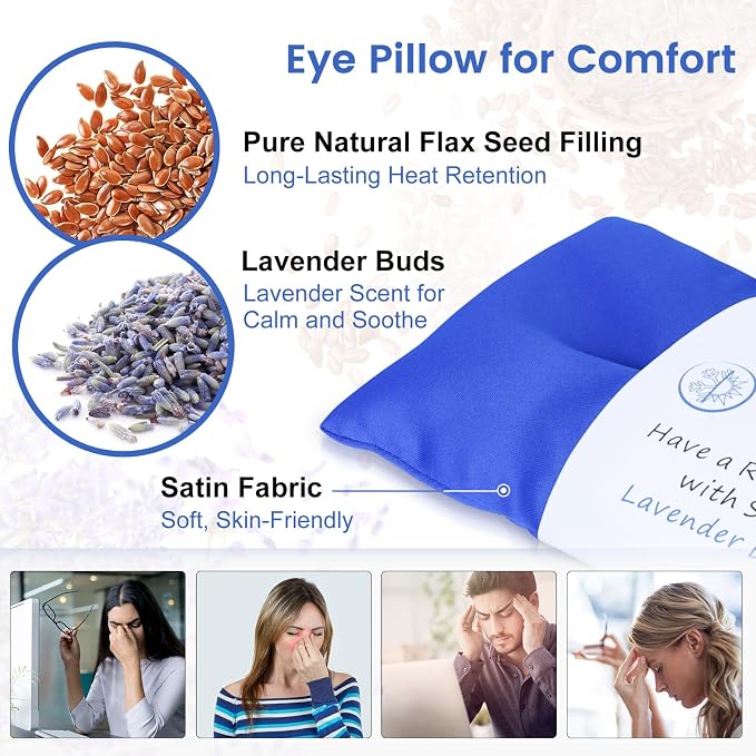 SuzziPad Lavender Eye Pillows for Relaxation - Image 2