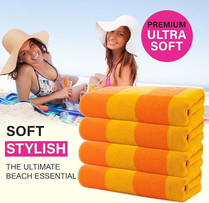 CASA COPENHAGEN Malibu Beach Towels Designed in Denmark Rough and Tough - Image 4