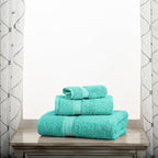 SUPERIOR Egyptian Cotton Pile 3 Piece Towel Set, Includes 1 Bath, 1 Hand - Image 7