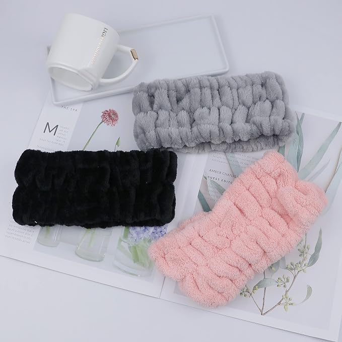 LAPOHI 3 Pack Microfiber Towel Headbands - Image 7