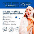 BRÜUN Jelly Mask Jar Blueberry Burst Peel-Off Face Care Rubber Mask - Image 6
