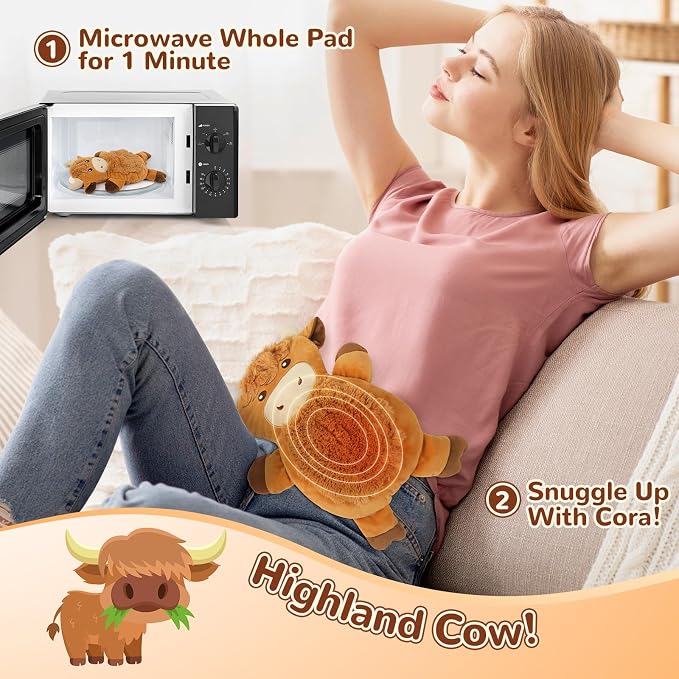Microwave Heating Pad for Pain Relief, Back Pain, Neck Shoulder, Natural Heat - Image 2