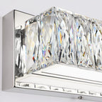ZUZITO Modern Bathroom Light Fixtures Over Mirror 30 inch Crystal Chrome LED - Image 6