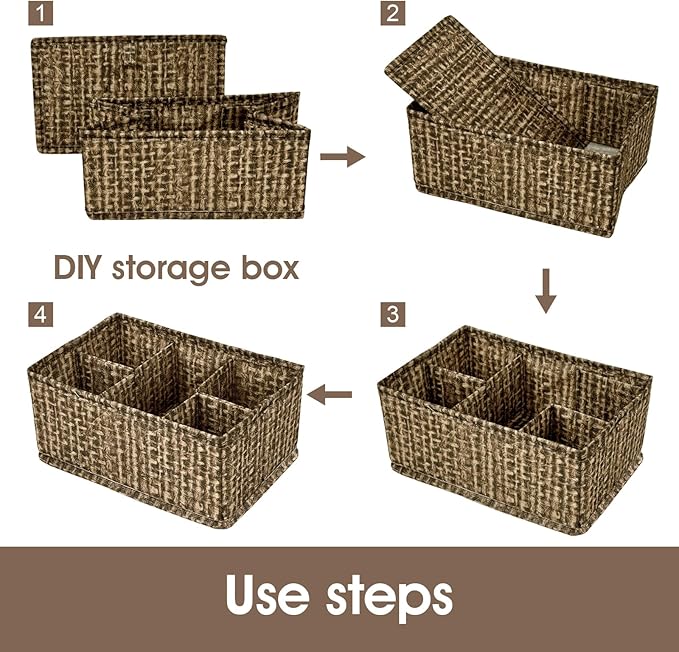 VERONLY Cosmetic Storage Bins Makeup Organizer, Adjustable Multifunction - Image 4
