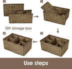 VERONLY Cosmetic Storage Bins Makeup Organizer, Adjustable Multifunction - Image 4