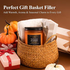 Auelife Scented Candle, Vanilla Pumpkin Candles – 22oz Large 3-Wick Holiday Soy - Image 4