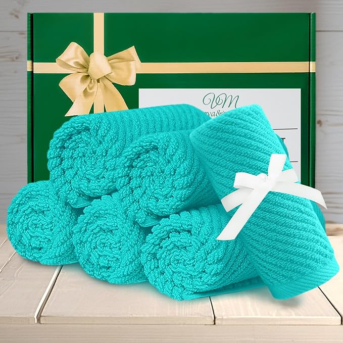 Turquoise Washcloths - Image 5