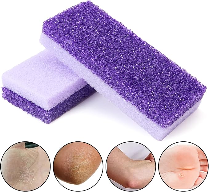 Foot Pumice Stone 2 Pack Pedicure Stone - Image 7