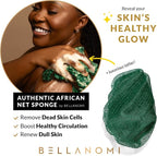 Bellanomi African Exfoliating Net Sponge, Ethically sourced from Nigeria - Image 4