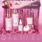 Bath and Body Gift Basket Set Mothers Day, Watermelon Body Scrub, Perfect Bath - Image 3