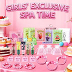 55PCS Spa Party Supplies for Girls, Spa Party Favors Face Masks, Hand Cream - Image 5