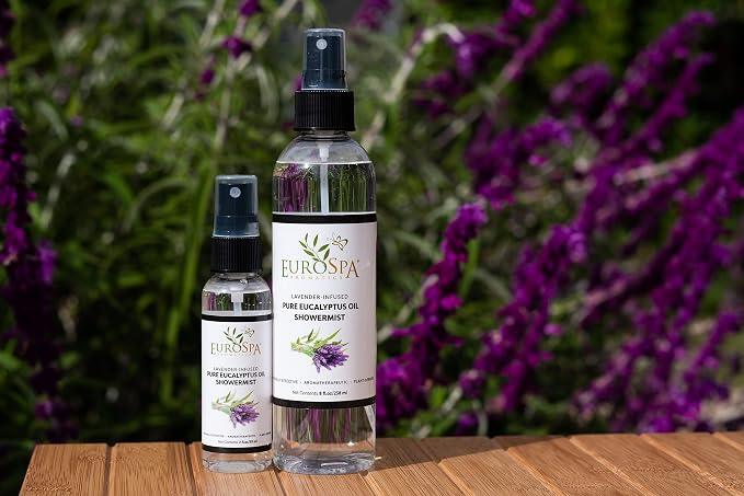 EuroSpa Aromatics Pure Eucalyptus Oil ShowerMist and Steam Room Spray, - Image 9
