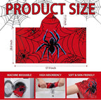 Peryiter 2 Pcs Spider Hooded Towel Bath Beach Quick Dry Towels Swimming Bath - Image 3