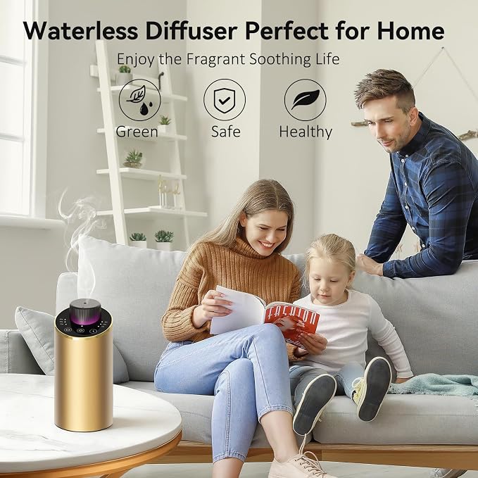 Waterless Essential Oil Diffuser Aromatherapy Scent Diffusers - Image 2