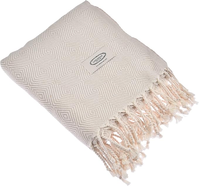 Personalized Embroidered Beach Towel | Throw Blanket, Easy Carry, Sand Free - Image 3