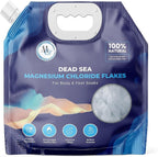 Dead Sea Magnesium Flakes Bath Salts | Premium Magnesium Supplement Bath Salts by MarcoEsra