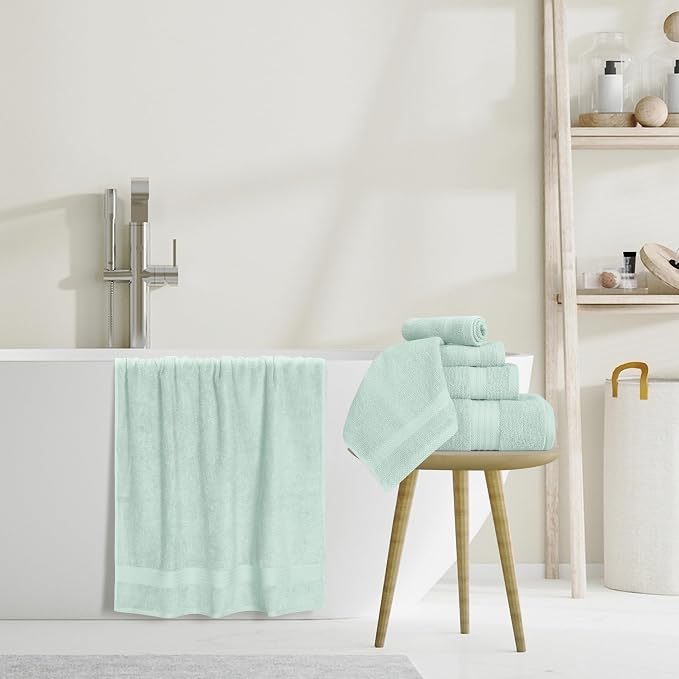 GLAMBURG Ultra Soft 8-Piece Towel Set - Image 5