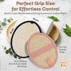 L'Exfose Organic Natural Loofah Body Scrubber - Image 3