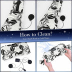 LC-dolida Sleep Mask with Bluetooth Headphones, Extra Large Silk Eye Mask - Image 7
