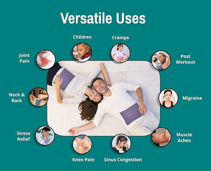 Microwavable Corn Filled Heating Pad and Cold Pack/Washable 100% Cotton Cover - Image 3