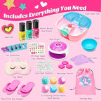 Kids Spa Day Kit for Girls, Foot Spa - Image 8