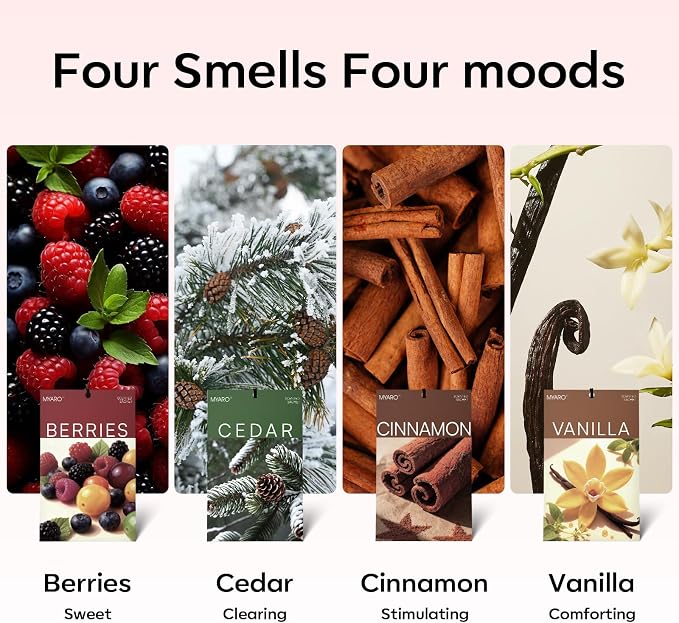 MYARO 20 Packs Cedar Cinnamon Vanilla Berries Potpourri Bag Scent Sachet - Image 9