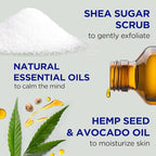 Dr Teal's Shea Sugar Body Scrub, Cannabis Sativa Hemp Seed Oil - Image 2
