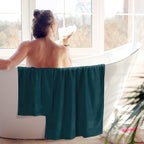 BOUTIQUO 6 Pack Cotton Towel Set, Contains 2 Bath Towels 28x55 inch, 2 Hand - Image 4