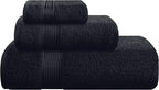 Belizzi Home Ultra Soft 3 Pack Cotton Towel Set, Contains a Bath Towel 28x55 by Unknown