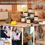 Auelife Scented Candles, 6 Pack Winter Candle Set, 42 oz Holiday Soy Candles - Image 5