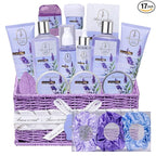 Spa Gifts for Women Bath and Body Lavender Gift Set, Spa Gift Basket for Self by Ariosemonde