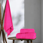 BOUTIQUO Ultra Soft 3 Pack Cotton Towel Set, Contains a Bath Towels 28x55 inch - Image 4