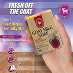 Honey Sweetie Acres Black Raspberry Goat Milk Soap - Image 2