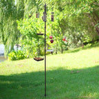 Bird Feeder Station with Suet Cage & Water Bowl Fruit Hook- Adjustable Pole - Image 6