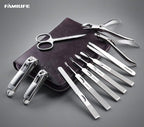 FAMILIFE Manicure Set, Nail Clippers Set Professional Manicure Kit 11 in 1 - Image 2