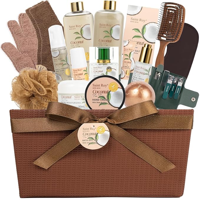 30 Pcs Bath and Body Gift Basket Set by SaintRoy