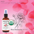 PURA D'OR 4 Oz Organic Rose Water Toner - Image 5