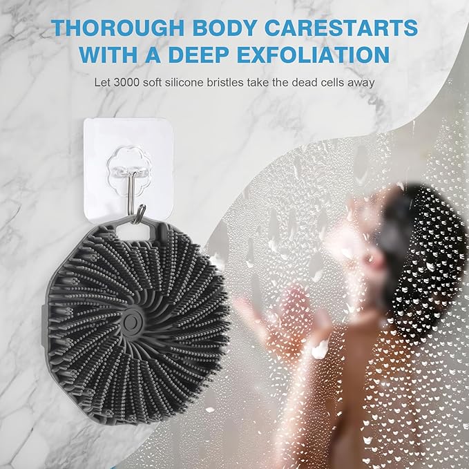 2Pcs Silicone Body Scrubber, Exfoliating Body Scrubbers - Image 6