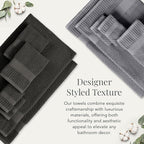 NY Loft 100% Cotton Hand Towel 6 Pack | Super Soft & Absorbent Quick-Dry Hand - Image 5